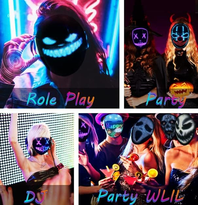 LED Mask with Gesture Sensor