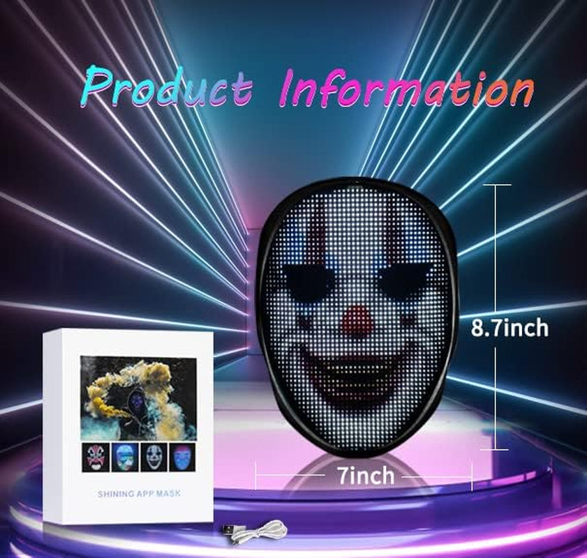 LED Mask with Gesture Sensor