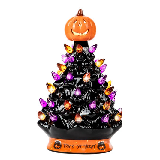 Halloween Decorations Ceramic Tree