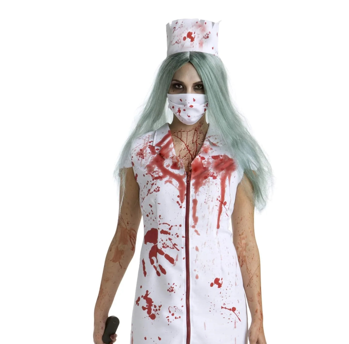 Zombie Nurse Halloween Costume for Women - Small White Spooky Outfit