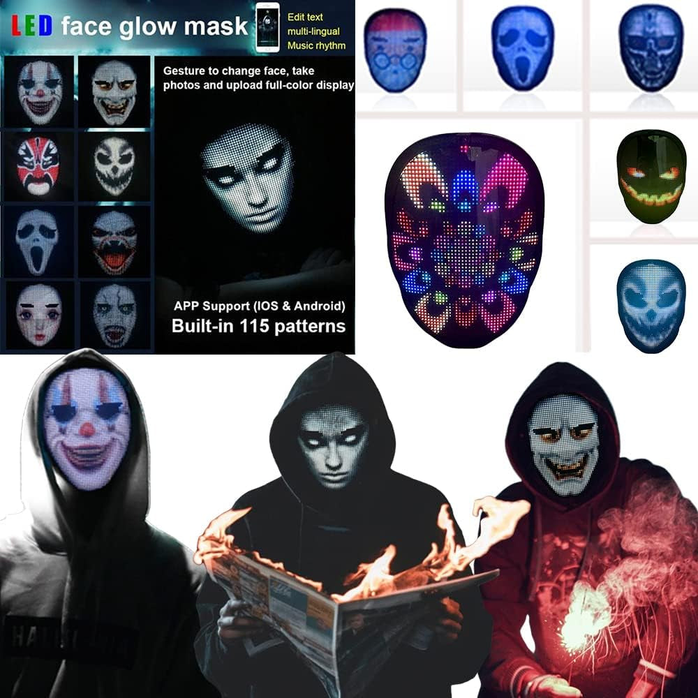 LED Mask with Gesture Sensor