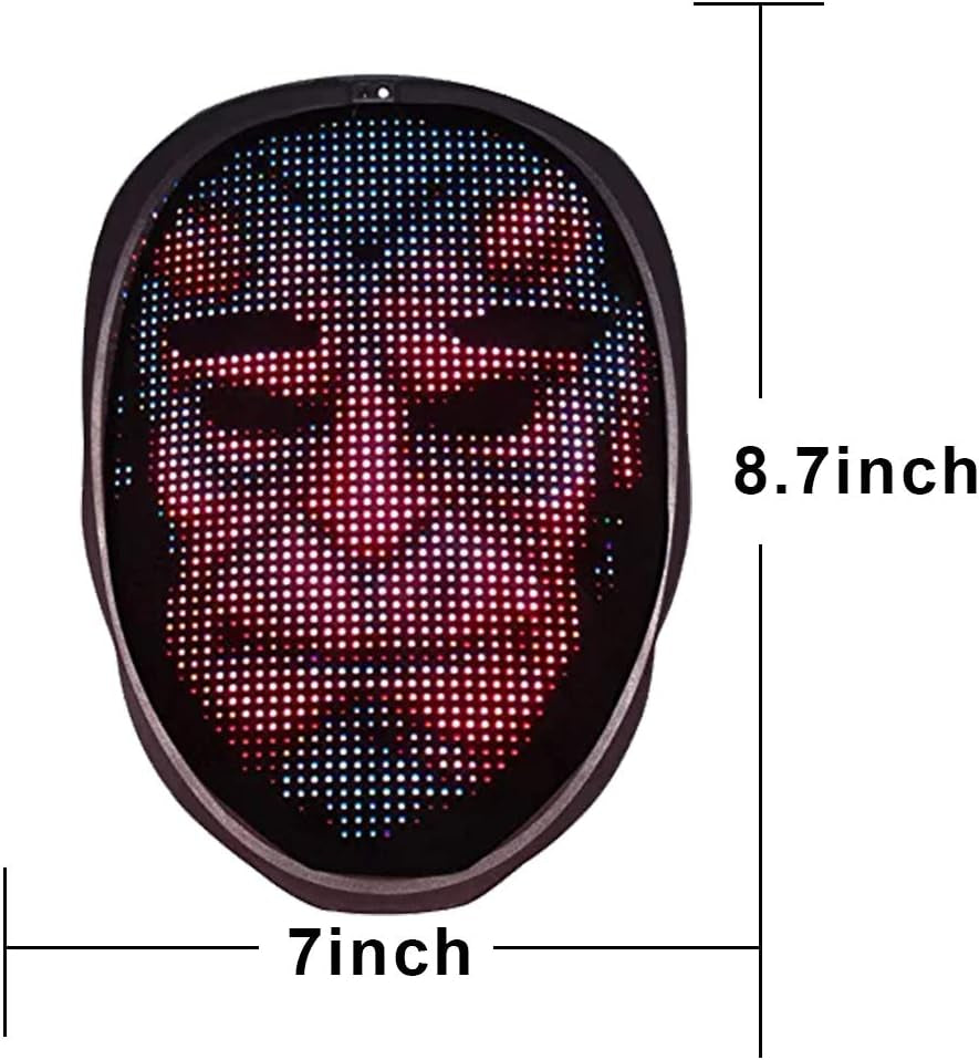 LED Mask with Gesture Sensor